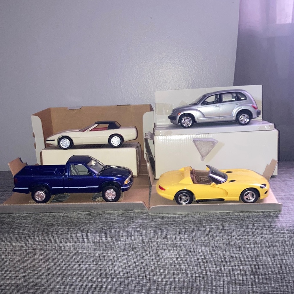 Car models collectibles,  set a four